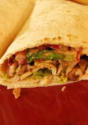 Une photo de Wraps Kebab et Crudités