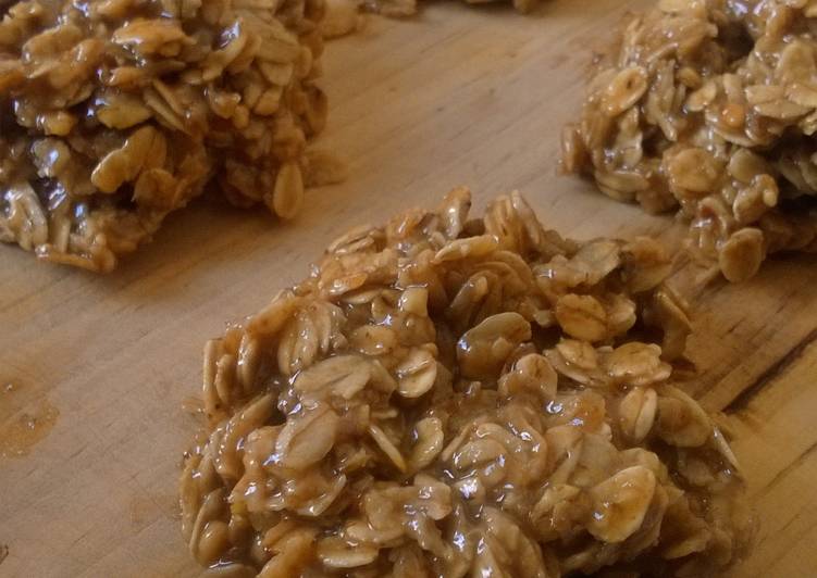 Recipe of Quick No Bake Peanut Butter Honey Cookies