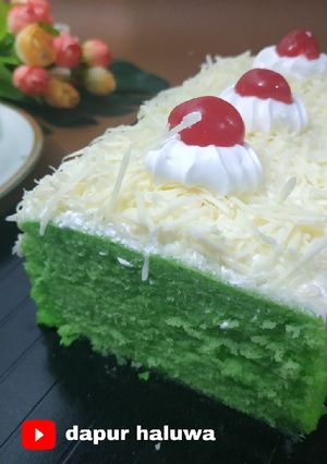 Foto resep Bolu kukus pandan 2 telur super lembut
