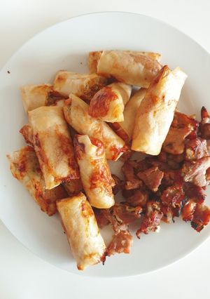 Hình của món Chả giò chay air fryer.