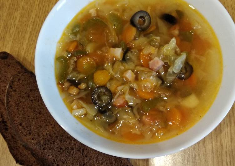 Recipe: Tasty Суп-солянка "Быстрая"