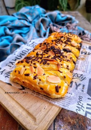 Foto resep Strudel Pisang Coklat Almond
