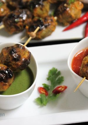 A picture of Grilled Tandoori Aloo Tikka.
