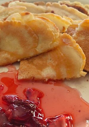 Una foto de Pancakes veganos express y económicos