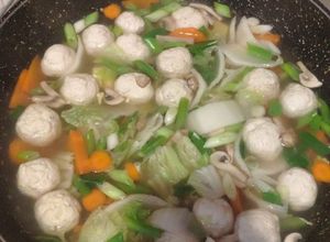 Foto resep Sup Bakso Ayam Udang Sayur Guampaang dan Memberi Keceriaan