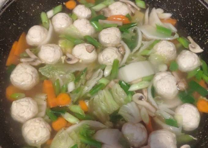 Resep Sup Bakso Ayam Udang Sayur Guampaang dan Memberi Keceriaan Anti Gagal