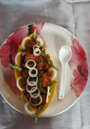 A picture of Chilli paneer.