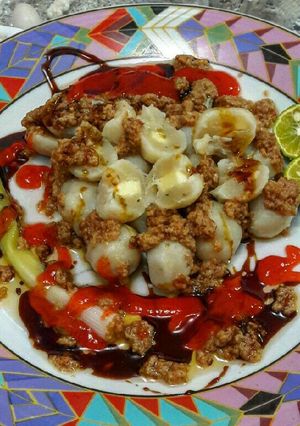 Foto resep Cilok Keju bumbu kacang