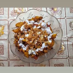 A picture of Bhagary chola chaat.