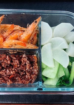 Hình của món EAT CLEAN - TÔM RAM MIX RAU CỦ 🥰.