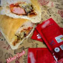 ساندویچ کوکتل با قارچ و پنیر-レシピのメイン写真