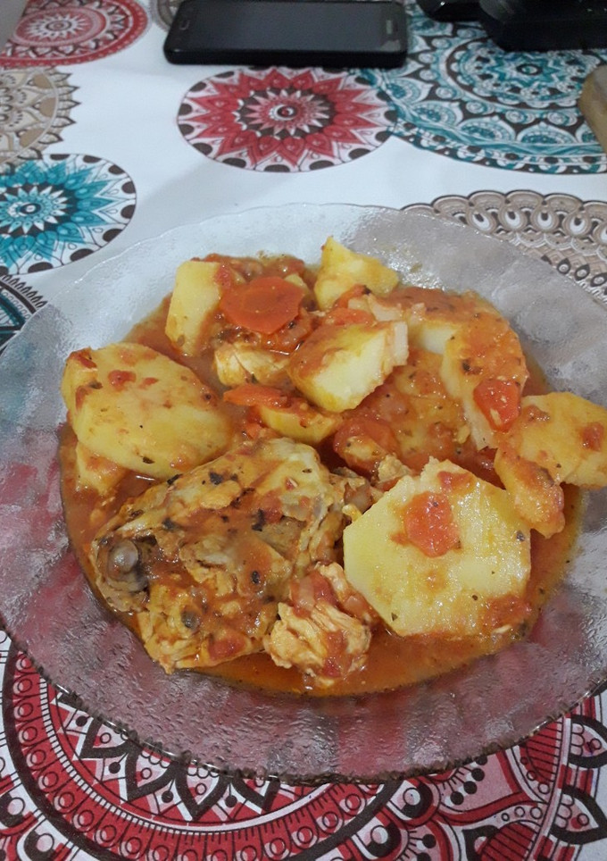 Una foto de Estofado de pollo