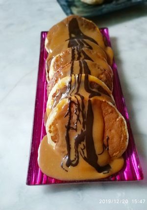 صورة لوصفة 🥞 بان كيك ياباني بصوص الكراميل 🥞