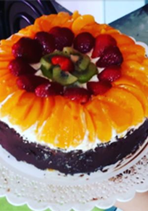 Una foto de Torta frutal