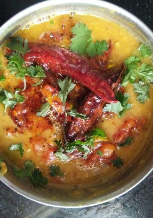 A picture of Hydrabadi khatti Dal.