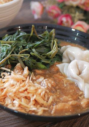Foto resep Mie Kangkung / lomie