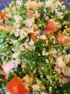 A picture of Shrimp Tabbouleh 🍤🥗.