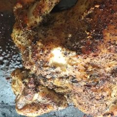 A picture of Roast Salt and pepper chicken.