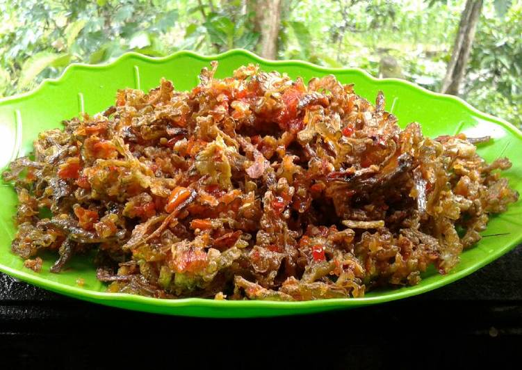 Cara termudah untuk Terbaik saat makan malamPare nenek(kering pare teri)versi minthul😊