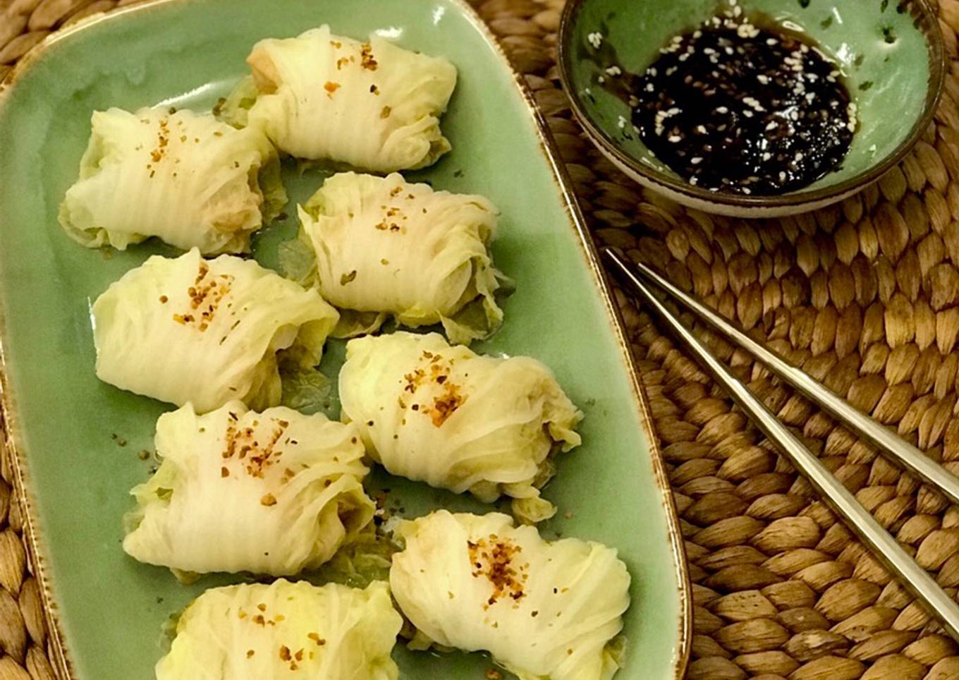 Dimsum Ayam Sawi Putih (menu diet)