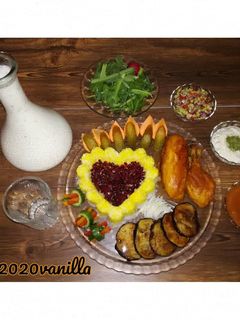 عکسی از دستور خورشت مرغ