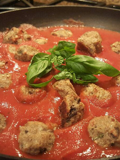 A picture of Eggplant meatballs.