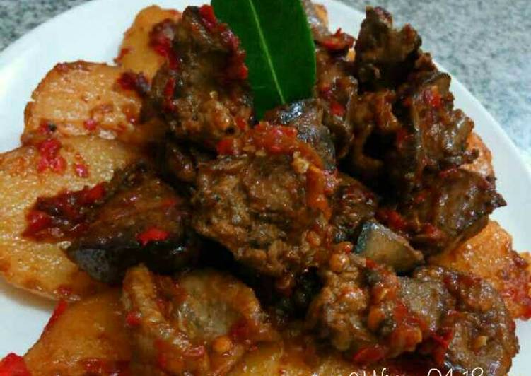 Resep Ati Ampela Pedas Manis, Lezat Sekali