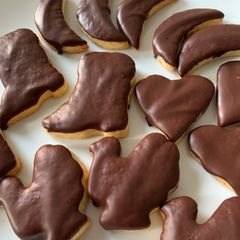 A picture of Chocolate-covered Cookies.