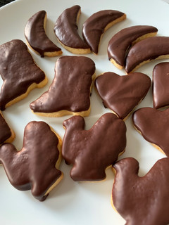 A picture of Chocolate-covered Cookies.