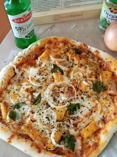 Foto resep Italian Pizza with Bolognese Sauce