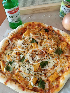 Foto resep Italian Pizza with Bolognese Sauce
