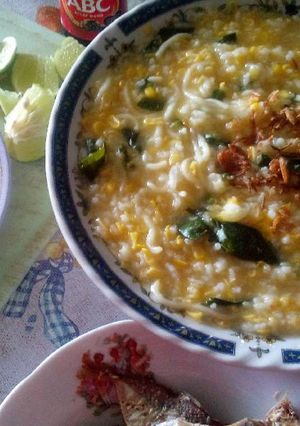 Foto resep Bubur Jagung Manis (barobbo ses 2)