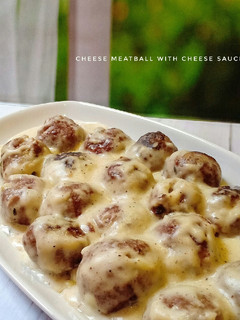 Foto resep Cheese meatball with cheese sauce