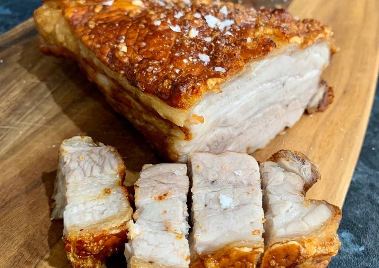 Airfryer Chinese Crispy Roast Pork Recipe By Bigdaddyfoodie Cookpad