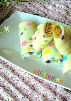 Foto resep Dadar gulung polkadot