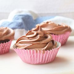 A picture of Nutella Buttercream Frosting.