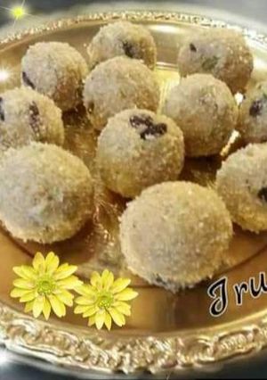 A picture of 🍚Sooji Ladoo🍚 (rava or semolina ladoo or balls).