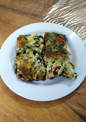 Una foto de Pastel de espinaca y sardina