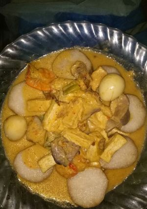 Foto resep Lontong Sambal Goreng spesial