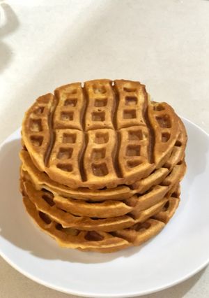 Foto resep Simple Buttermilk Waffle/Pancake, tanpa mixer