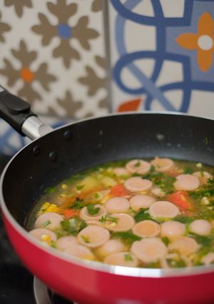 Foto resep Sop Jagung Sosis Kentang