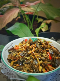 Foto resep Oseng daun pepaya ebi