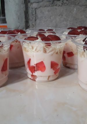 Foto resep Salad buah simple
