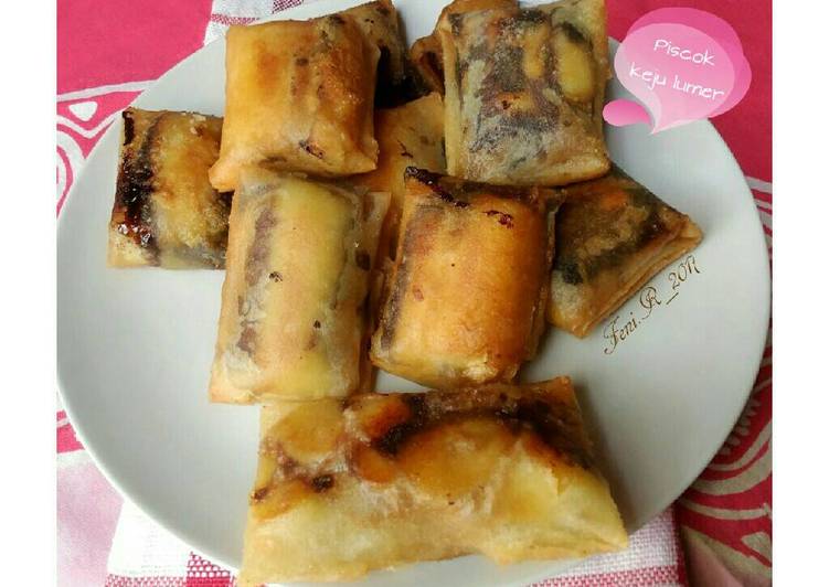 Piscok keju lumer 🍌🍫#IndonesiaMemasak