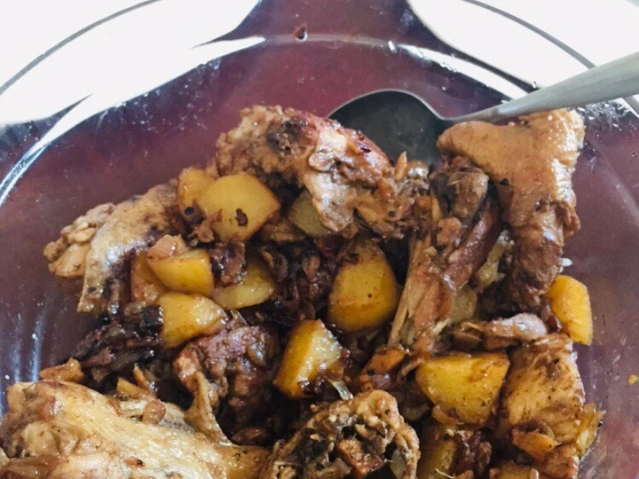 Recipe Chicken Adobo with Potato. 💕 the Can Spoil the Tongue Makes you drool