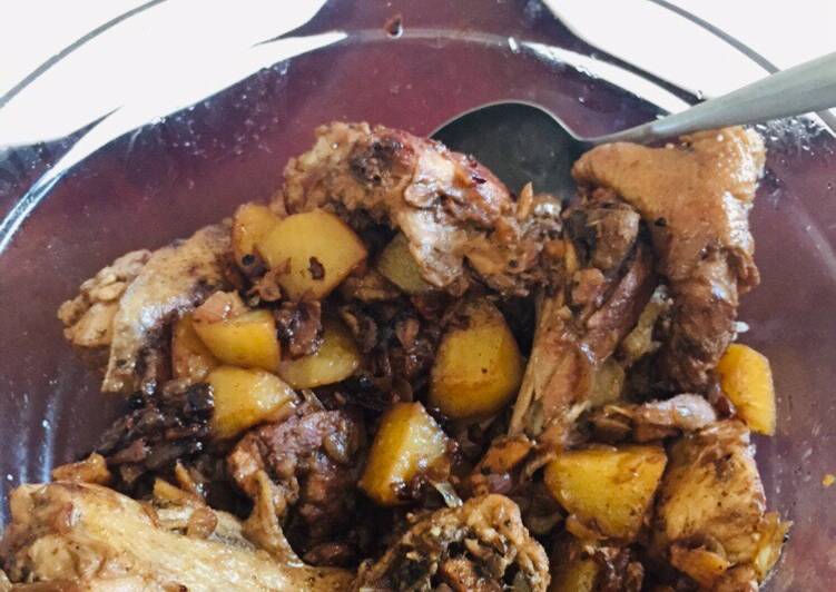 Chicken Adobo With Potato Recipe By Michelle Ann Cookpad