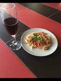 Pasta con carne