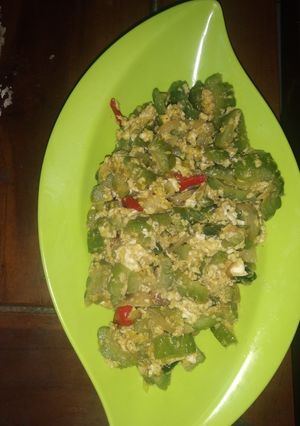 Foto resep Orak arik Pare Telor