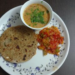 A picture of Lauki Paratha / Sorakkai Paratha.