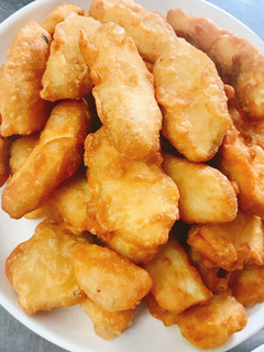 Hình của món Sake chiên giòn.